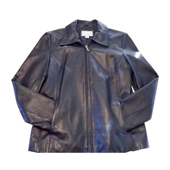 Worthington Jackets & Blazers - Black Lambskin Leather Jacket